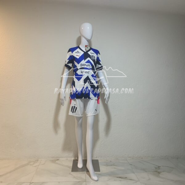 Jersey Rayadas alternativo temporada 24 versión jugadora Talla L corte para dama