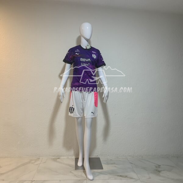 Jersey Rayadas alternativo temporada 23 versión jugadora Talla S corte para dama