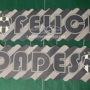 Banda FELICIDADES para cumpleañer@ Rayad@