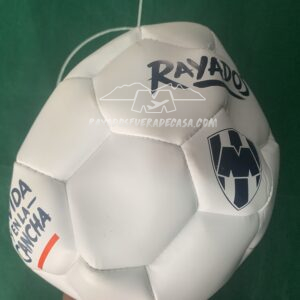 Balón de los Rayados color blanco