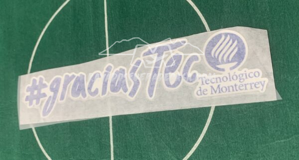 Estampado #gracias Tec