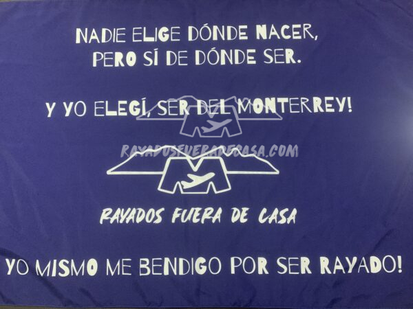 Banderas Rayados de una y doble vista (se hacen diseños)