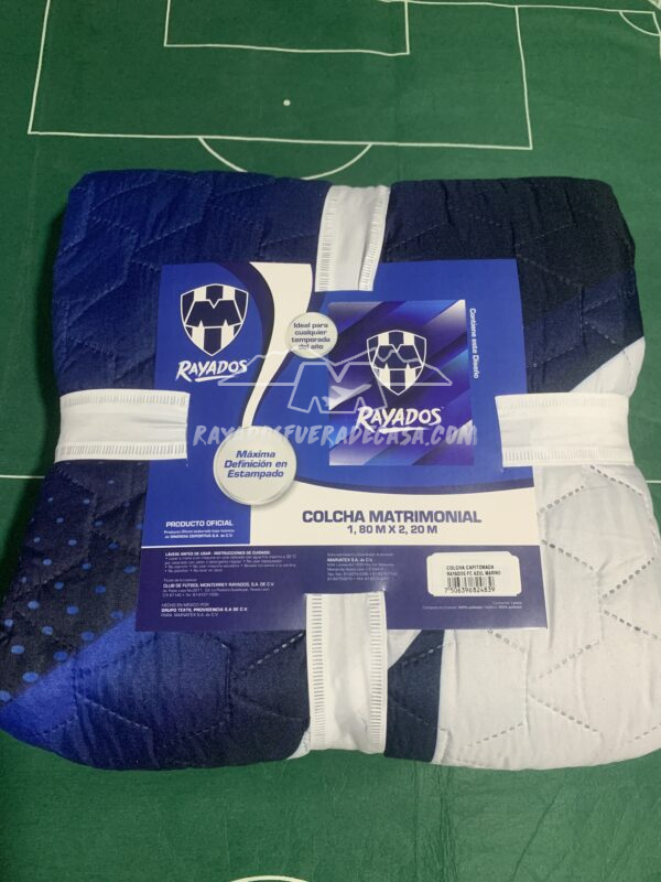 Colcha Matrimonial Rayados de Monterrey