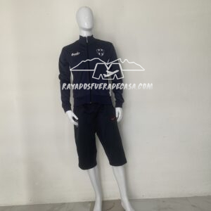 Jacket azul rey con blanco