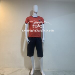 Playera entrenamiento escuela de fútbol oficial (roja)