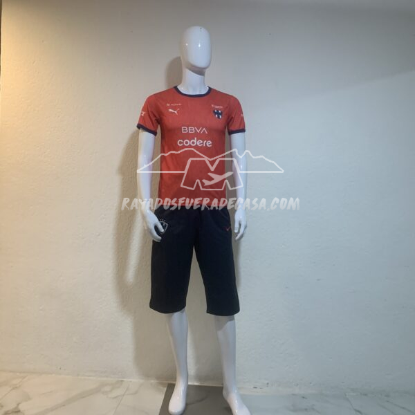 Playera entrenamiento escuela de fútbol oficial (roja)
