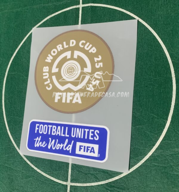 Parches mundial de clubes 2025 (para el jersey blanco de visita)
