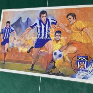 Lámina de historia Rayados hecha en 1984