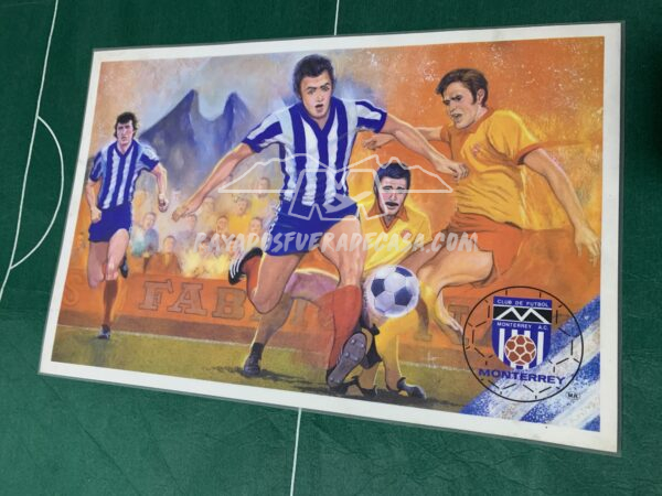 Lámina de historia Rayados hecha en 1984