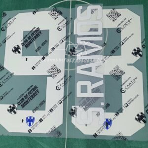 Estampado para jersey MDC 2025 local Sergio Ramos 93