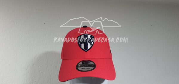 Gorra Rayados de broche ajustable unitalla rojo