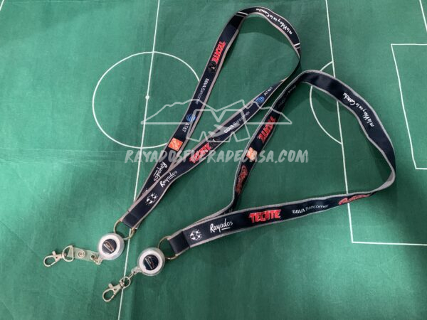 Lanyard (porta gafete o llaves) Rayados