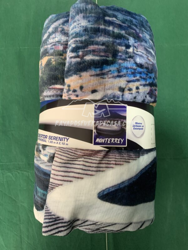 Cobertor matrimonial, producto oficial Rayados