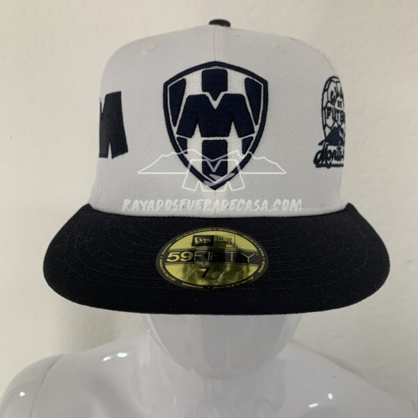 Gorra Rayados cerrada talla 7 1/2 (59.6cm)