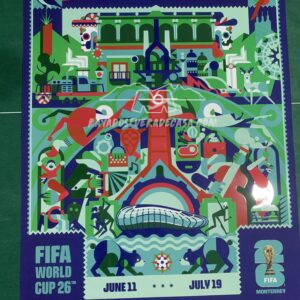 Póster Arte Coleccionable de nuestra casa el estadio Monterrey (BBVA)
