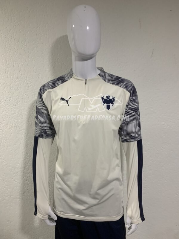 Sudadera Rayados blanca temporada 18-19