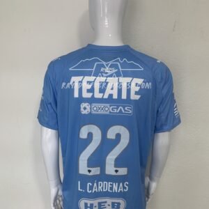 Jersey portero visita temporada 25-26 utilería L. Cárdenas #22