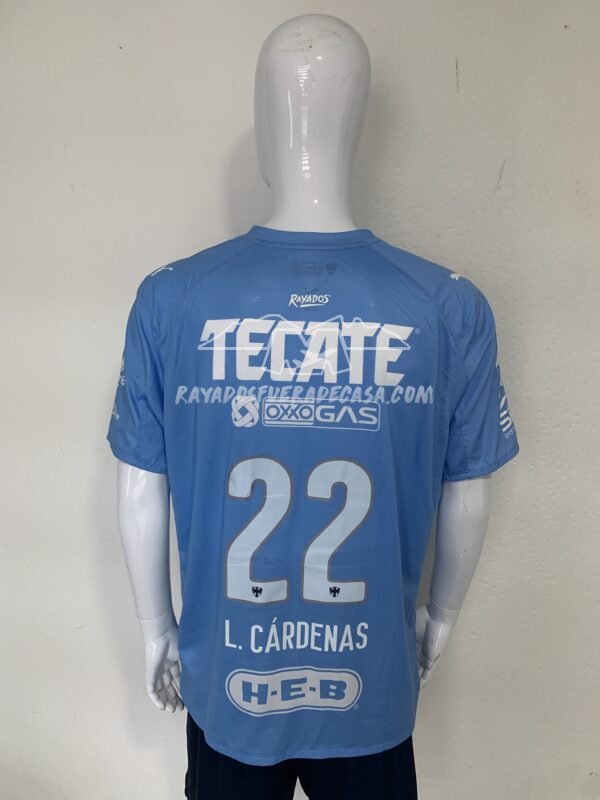 Jersey portero visita temporada 25-26 utilería L. Cárdenas #22
