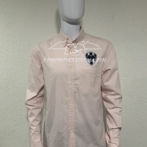 Camisa formal Rayados lisa color salmón