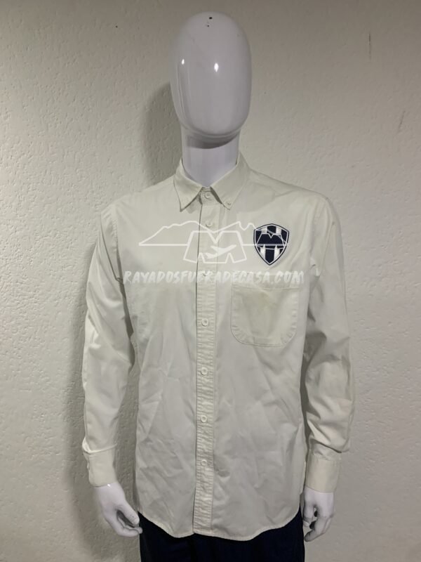 AGOTADO! Camisa formal Rayados lisa color blanco