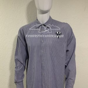 Camisa formal Rayados cuadros azul con blanco