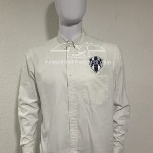 Camisa formal Rayados lisa color blanco